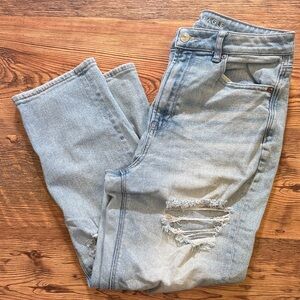 American Eagle Light Blue Distressed Jeans